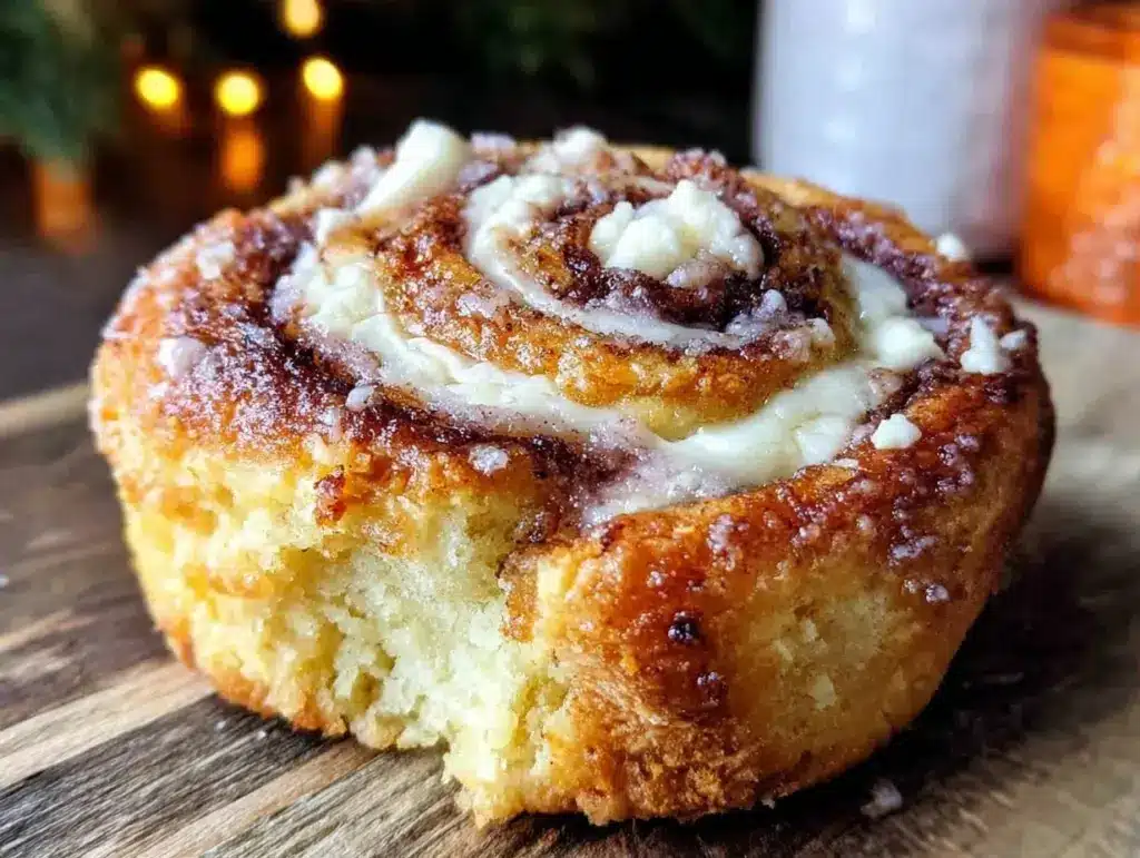 cinnamon roll cheesecake cookies - featured image