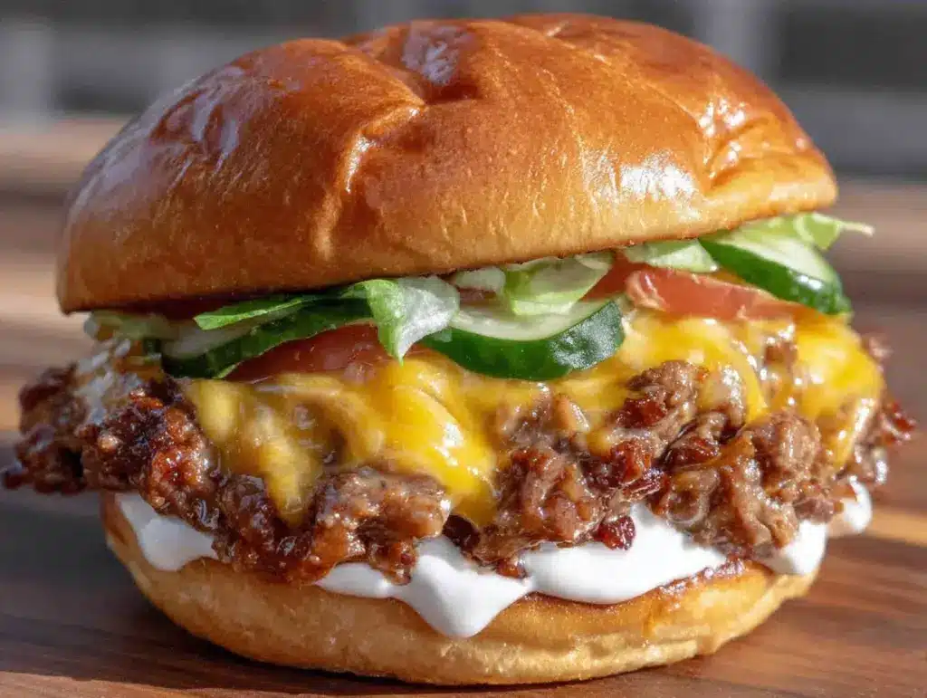 classic beef cheeseburger smash recipe - featured image