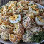 classic creamy potato salad - featured image