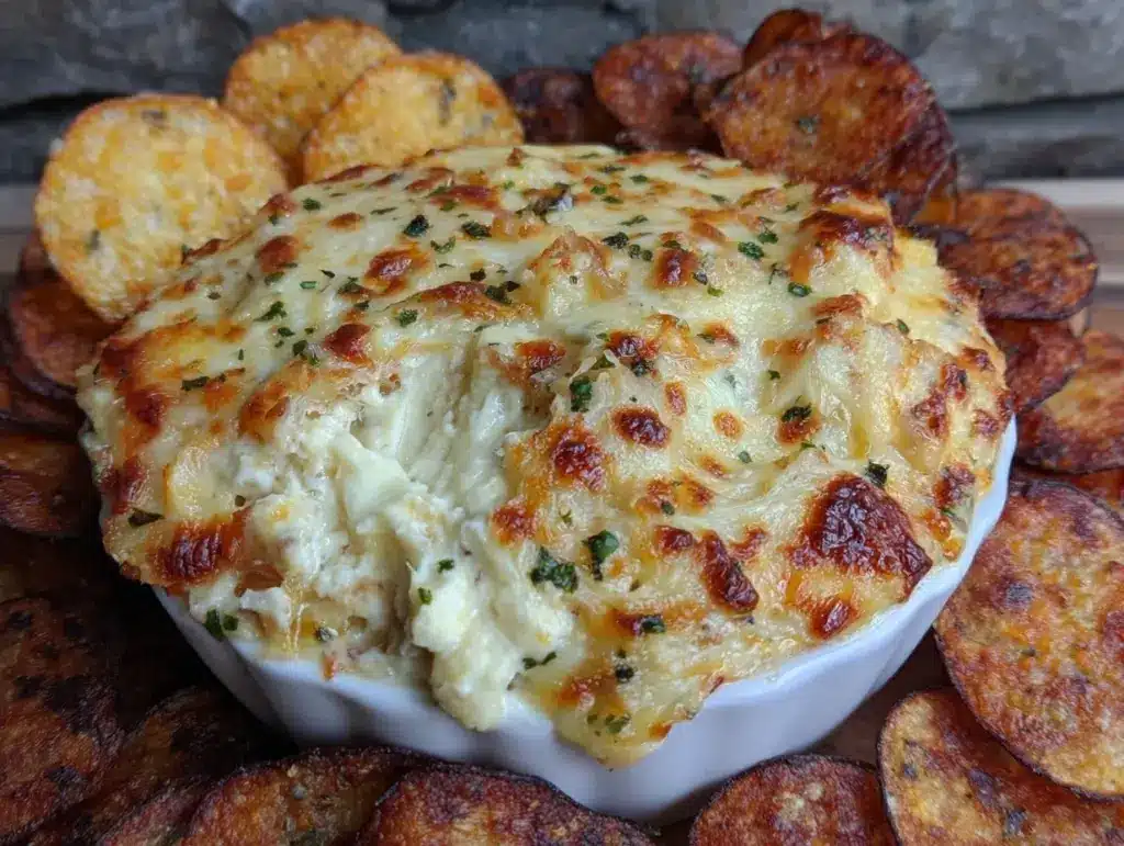 Classic Potato Chips Dip with Gruyère - featured image