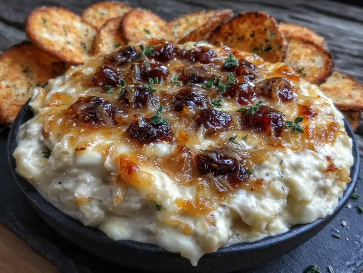 Classic Potato Chips Dip with Gruyère Easy Recipe Ready in 20 Minutes 4 Classic Potato Chips Dip with Gruyère preparation steps