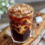 cold brew iced coffee with vanilla sweet cream - featured image