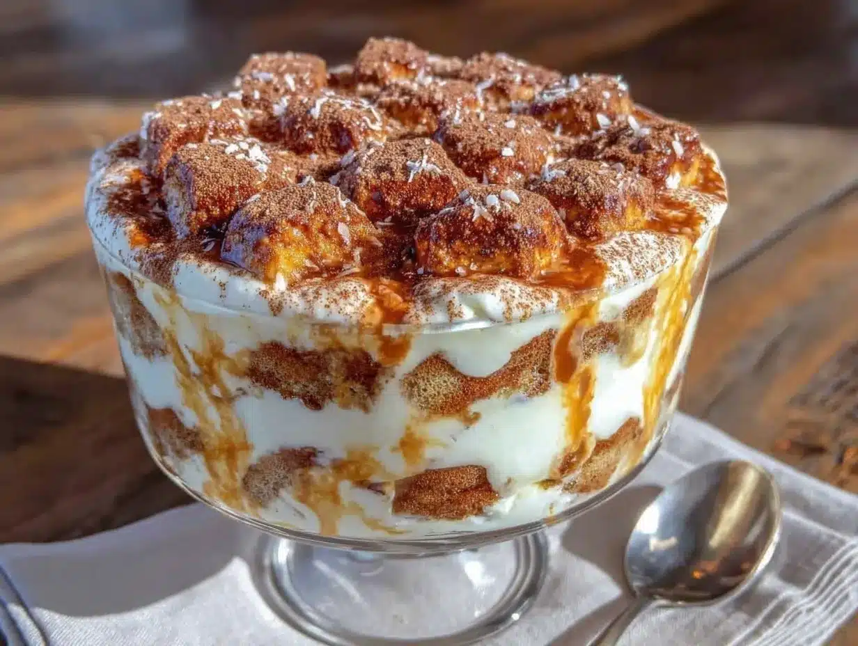 Coquito Tiramisu Recipe Easy Creamy Coconut Layers to Impress 4 Coquito Tiramisu Recipe preparation steps