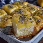 creamy lavender lemon bars - featured image
