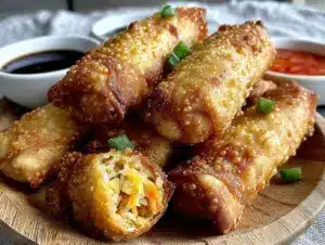 Home 6 crispy air fryer egg rolls - featured image
