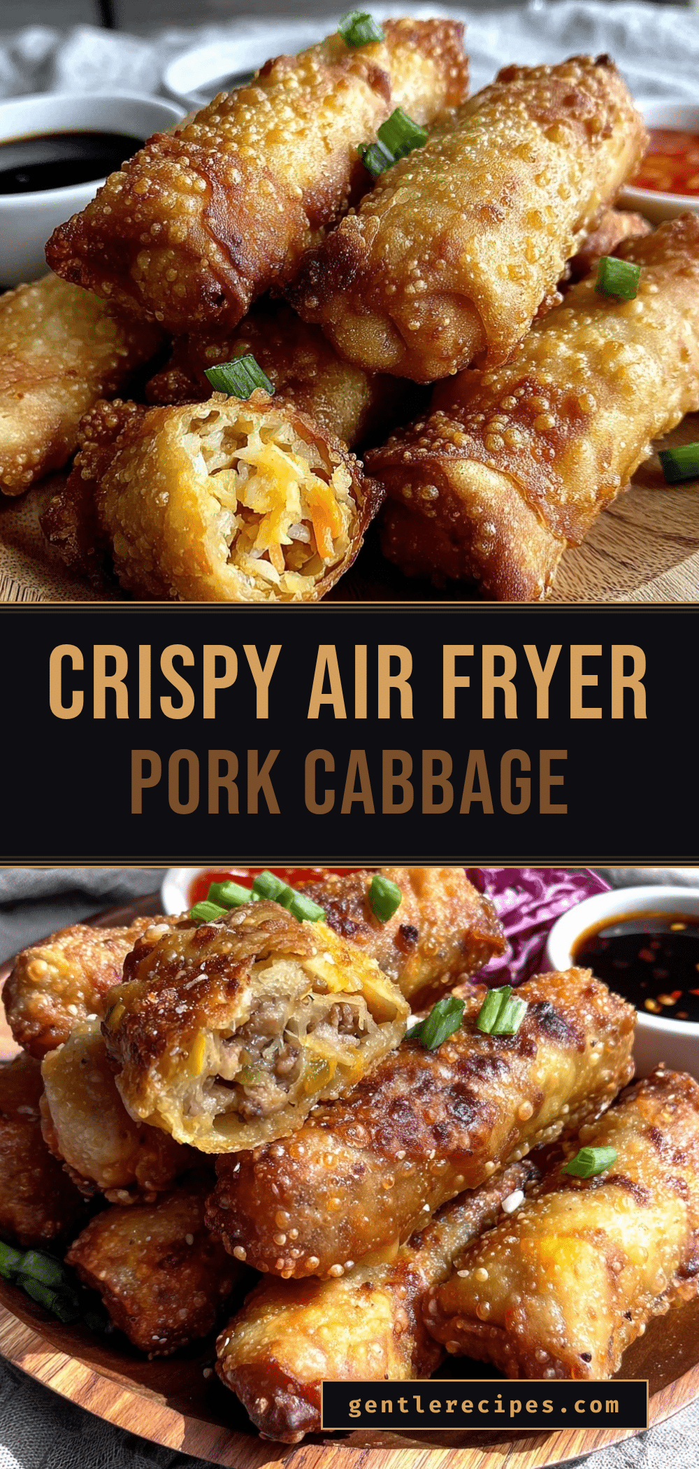 Crispy Air Fryer Egg Rolls with Pork Cabbage Filling Ready in 25 Minutes Easy Recipe 5 crispy air fryer egg rolls recipe