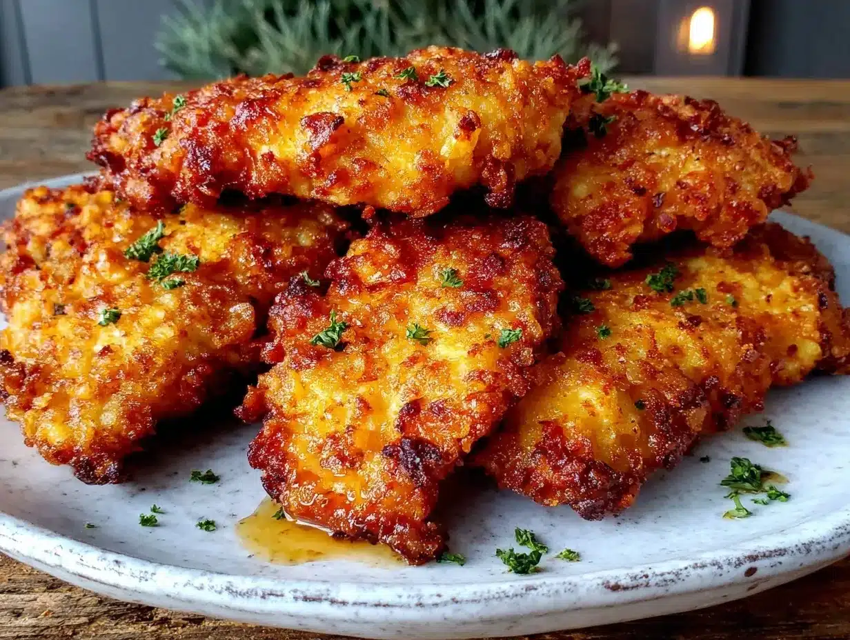 Crispy Air Fryer Honey Butter Garlic Chicken Tenders Easy Recipe 4 crispy air fryer honey butter garlic chicken tenders preparation steps