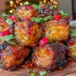 crispy air fryer pork belly bites - featured image