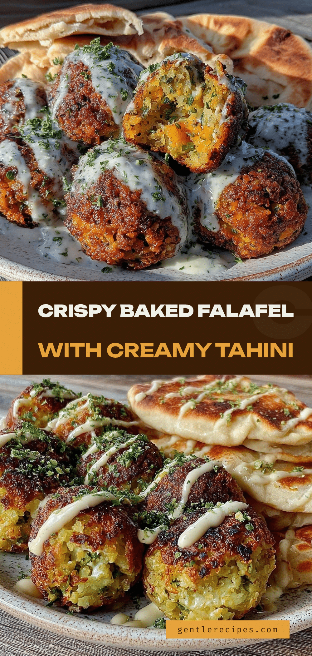 Crispy Baked Falafel Recipe with Herbed Tahini Drizzle Ready in 30 Minutes 5 crispy baked falafel recipe