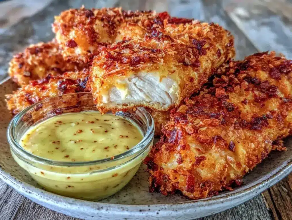 Home 1 crispy oven-fried chicken tenders - featured image