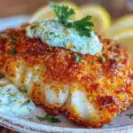 crispy panko baked cod - featured image