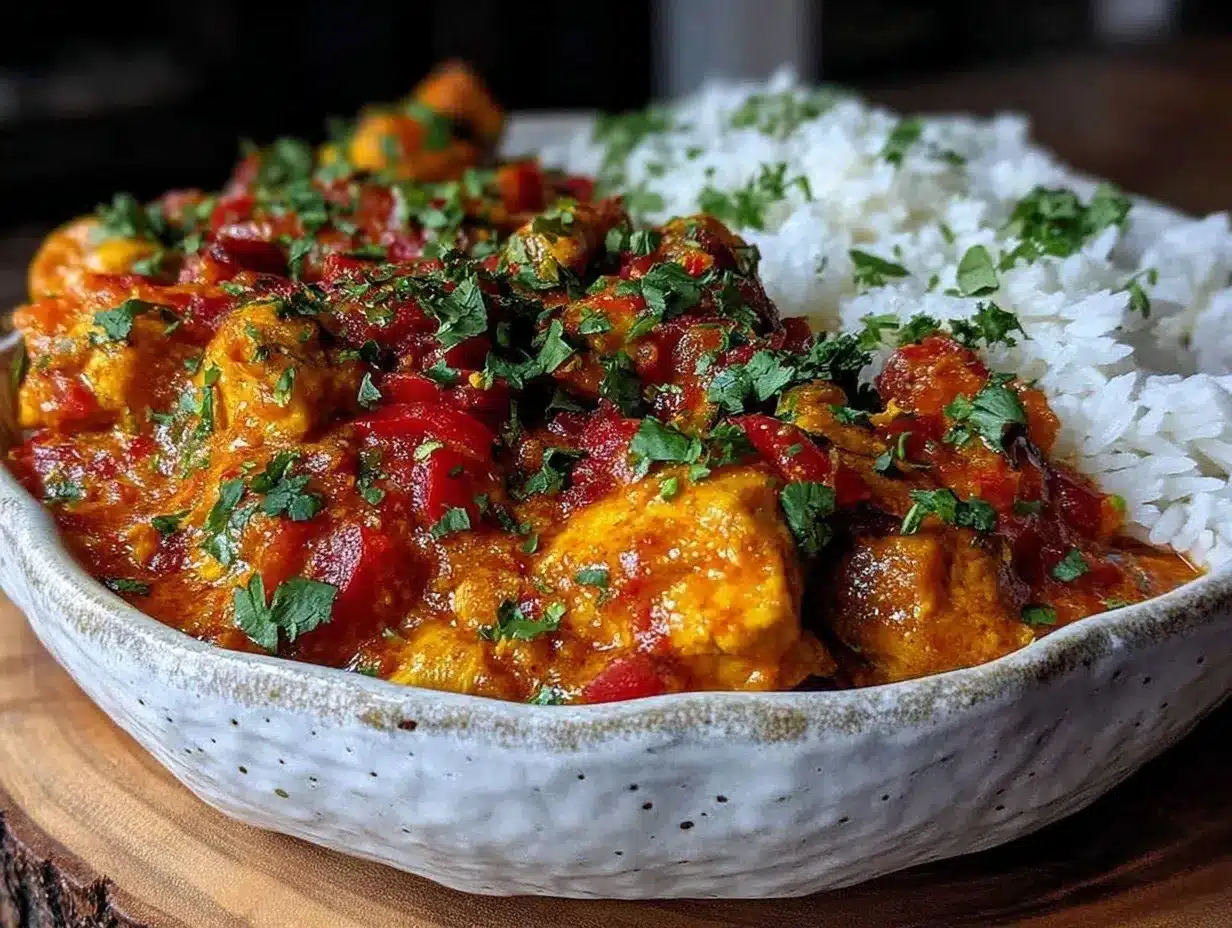 Crockpot Chicken Tikka Masala Recipe Easy Tender Chicken Made Perfect 4 crockpot chicken tikka masala preparation steps