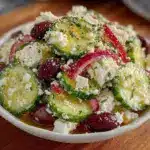 cucumber feta salad - featured image