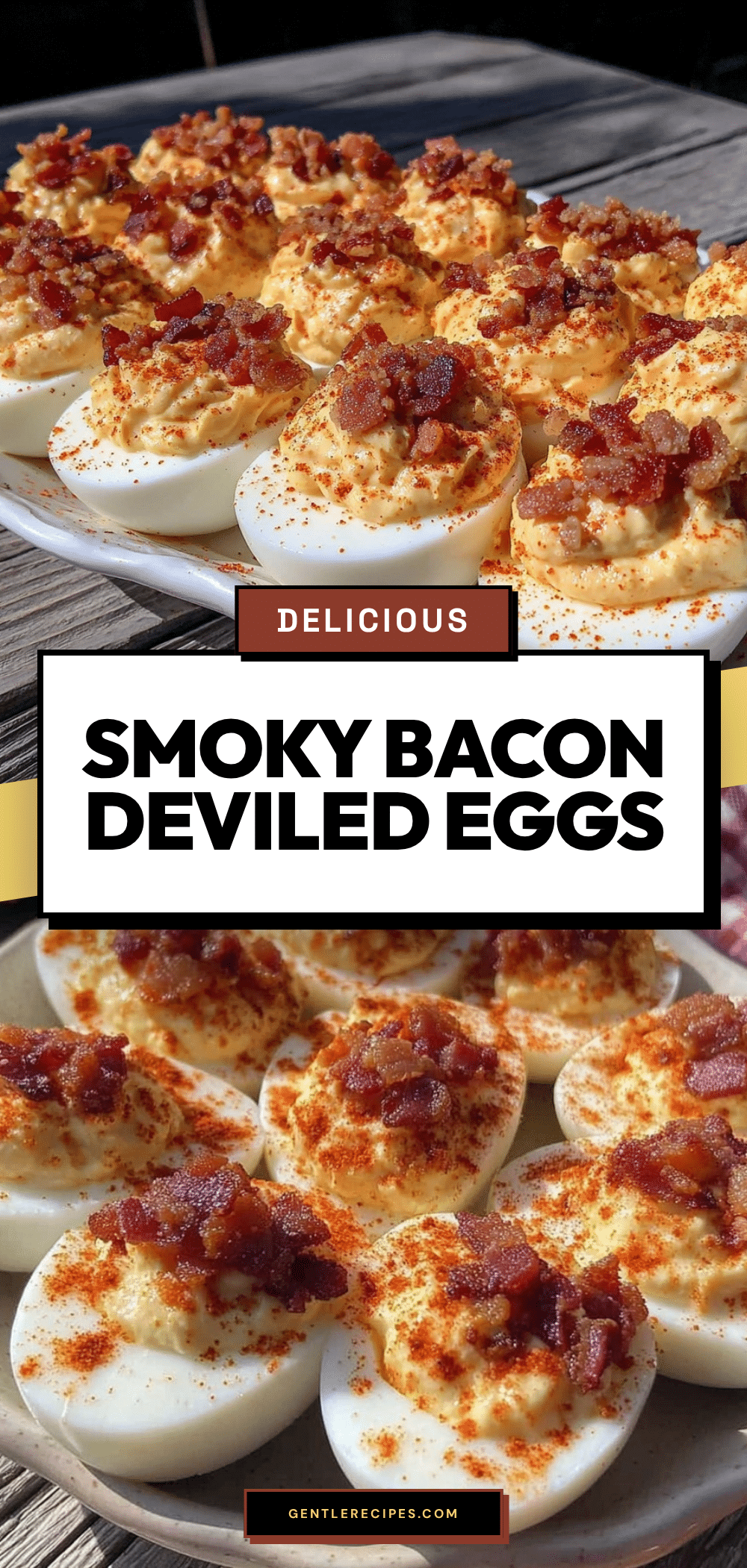 Deviled Eggs with Crispy Bacon Easy Memorial Day Party Appetizers 5 deviled eggs with crispy bacon recipe