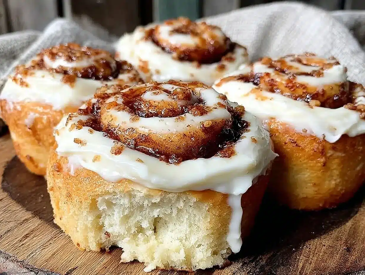Easy Homemade Cinnamon Rolls with Cream Cheese Frosting Recipe Overnight 4 easy homemade cinnamon rolls preparation steps