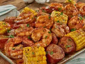 Home 4 easy sheet pan shrimp boil - featured image