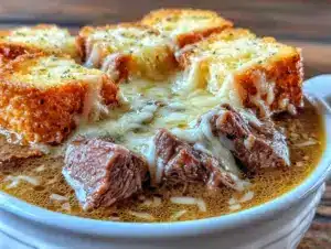 Home 5 French onion beef soup - featured image