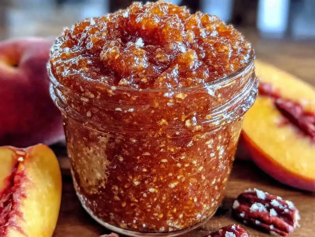 Fresh Peach Jam Recipe Easy 3-Ingredient Quick Homemade Guide 4 fresh peach jam recipe preparation steps