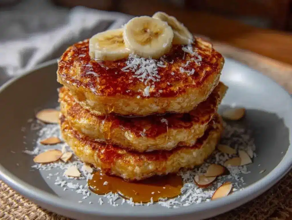 Home 3 gluten-free almond flour banana pancakes - featured image