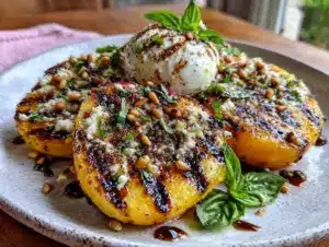 Home 7 grilled peach burrata salad - featured image
