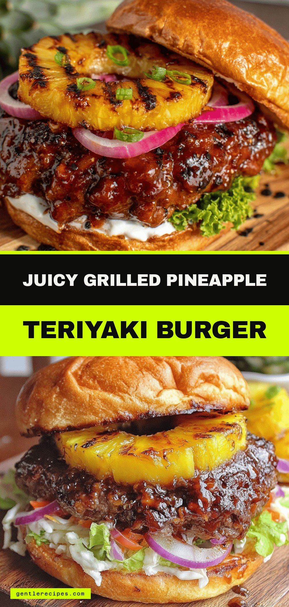 Grilled Pineapple Teriyaki Burger Recipe Easy Juicy Burger in 30 Minutes 5 grilled pineapple teriyaki burger recipe