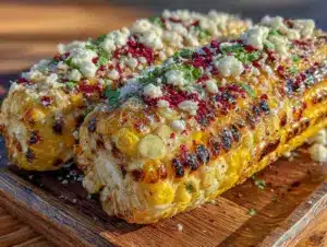 Home 7 grilled street corn with Cotija cheese - featured image