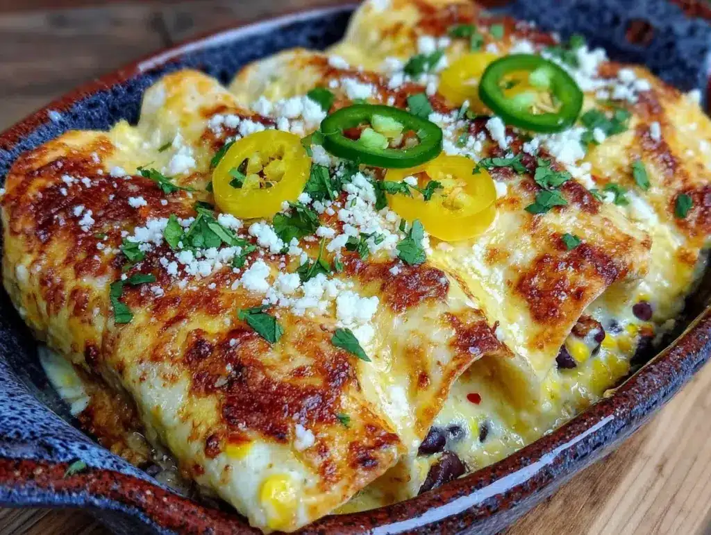 Home 3 high protein chicken enchiladas - featured image