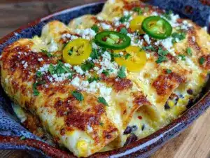 Home 6 high protein chicken enchiladas - featured image