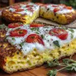 high protein cottage cheese flatbread - featured image