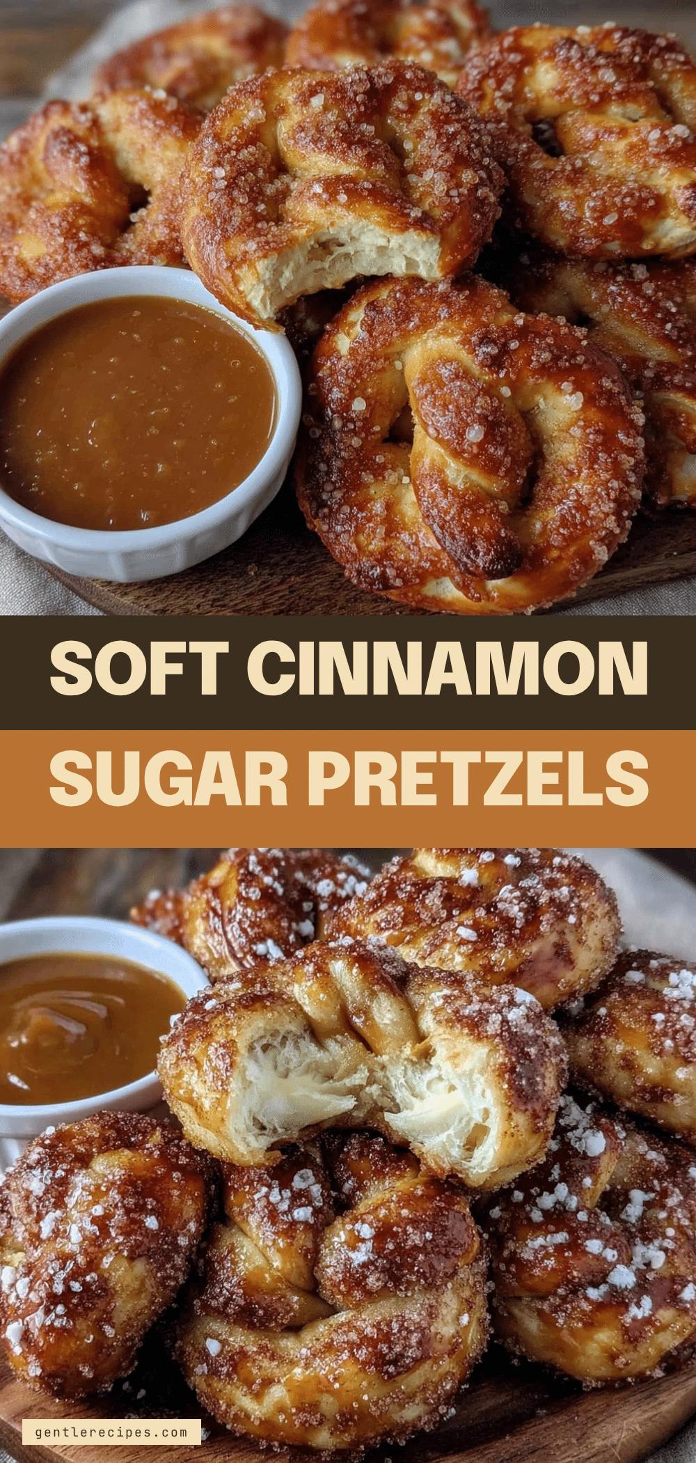 Homemade Cinnamon Sugar Soft Pretzels Recipe with Easy Salted Caramel Dip 5 homemade cinnamon sugar soft pretzels recipe