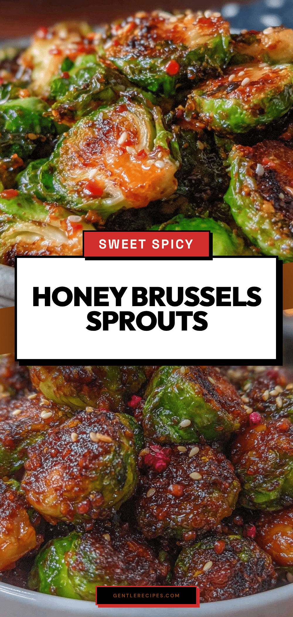 Honey Sriracha Brussels Sprouts Recipe Easy Crispy Caramelized Edges</s> 5 Honey Sriracha Brussels Sprouts recipe
