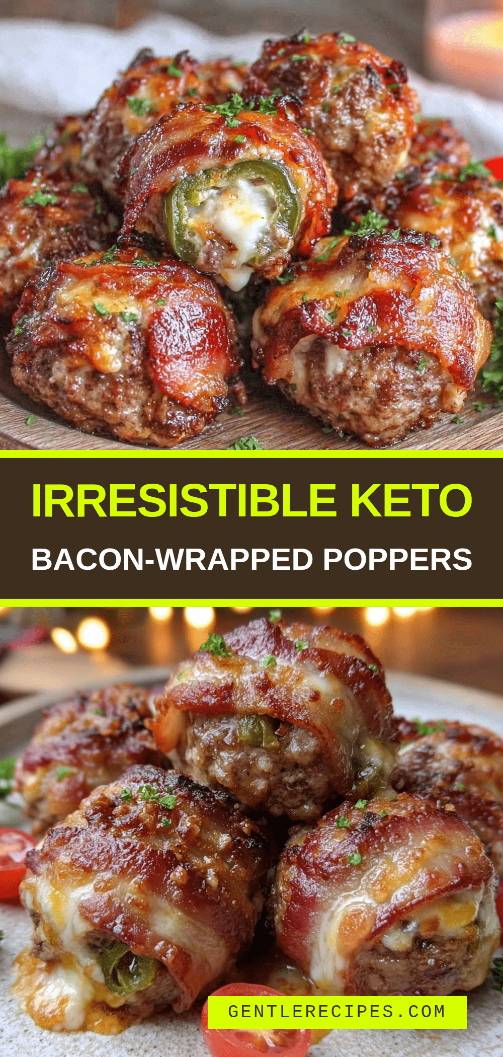 Keto Bacon-Wrapped Jalapeño Popper Meatballs Recipe Easy Crispy Snack 5 keto bacon-wrapped jalapeño popper meatballs recipe