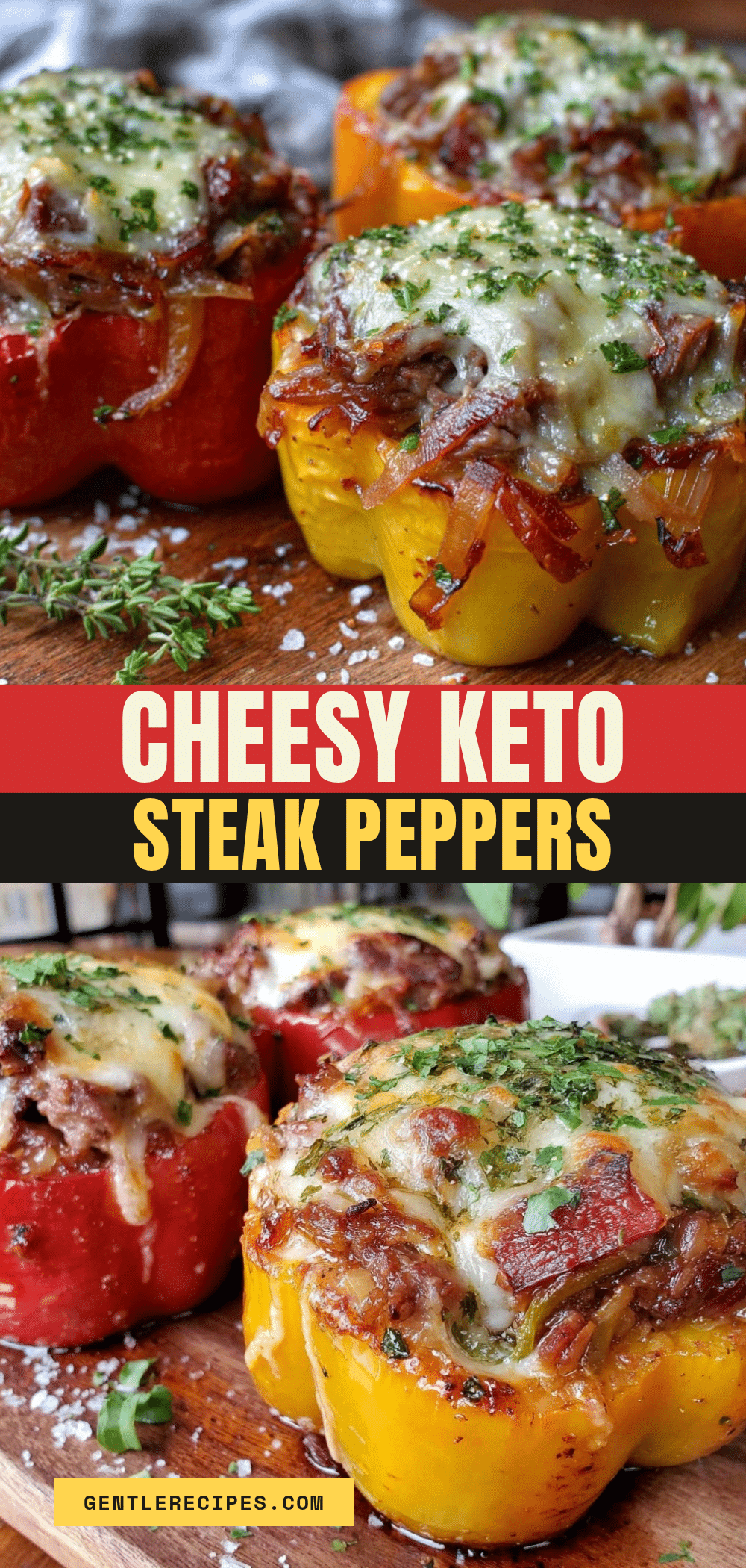 Keto Philly Cheesesteak Stuffed Bell Peppers Easy Loaded Cheese Recipe 5 Keto Philly Cheesesteak Stuffed Bell Peppers recipe