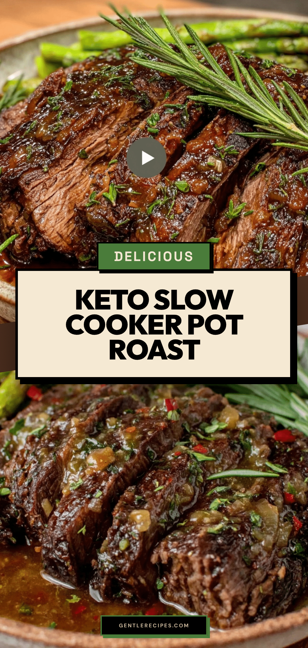 Keto Slow Cooker Pot Roast Recipe Easy Tender Juicy Garlic Herb Gravy 5 keto slow cooker pot roast recipe