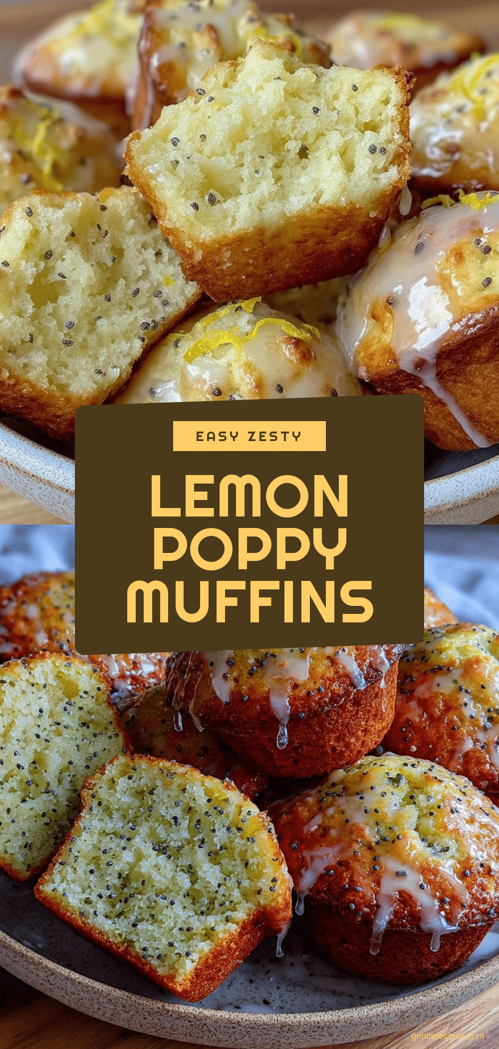 Lemon Poppy Seed Muffins Recipe Easy 25-Minute Zesty Glaze 5 lemon poppy seed muffins recipe