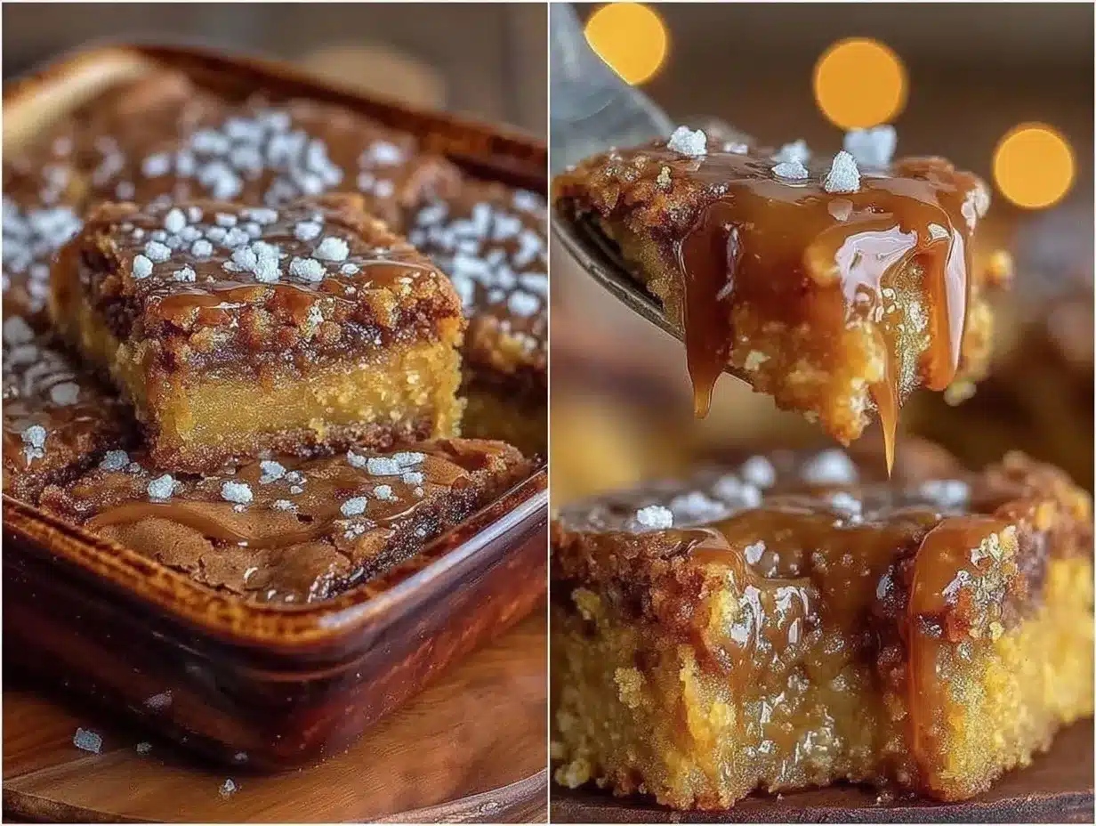 Gooey Maple Cinnamon Blondies Recipe Easy 5-Step Spiced Crumb Treat 4 maple cinnamon blondies preparation steps