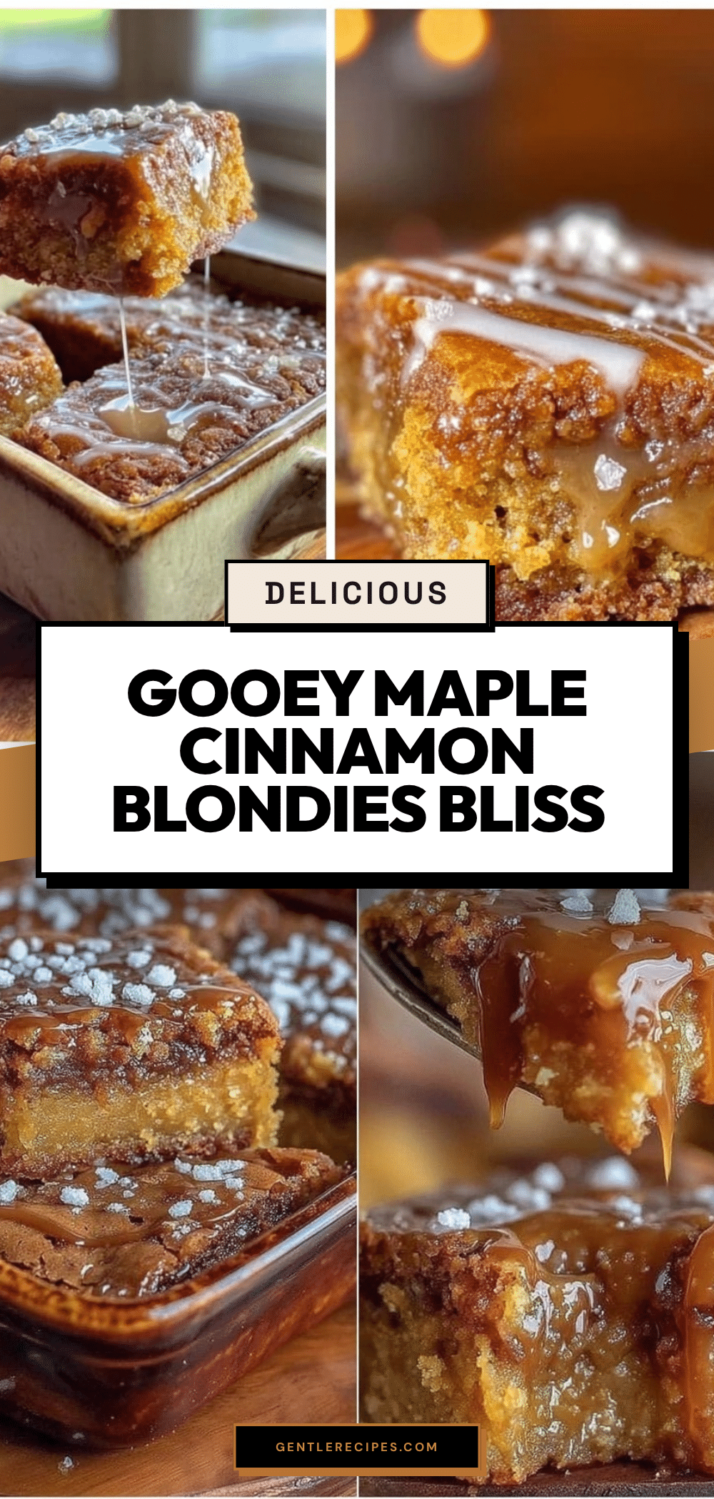 Gooey Maple Cinnamon Blondies Recipe Easy 5-Step Spiced Crumb Treat 5 maple cinnamon blondies recipe
