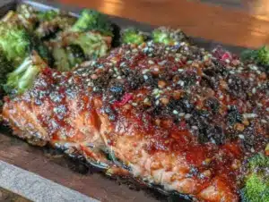 Home 6 maple dijon salmon sheet pan dinner - featured image