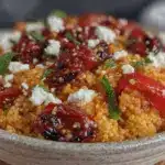 Mediterranean couscous salad with feta - featured image