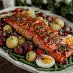 Mediterranean salmon Niçoise salad - featured image