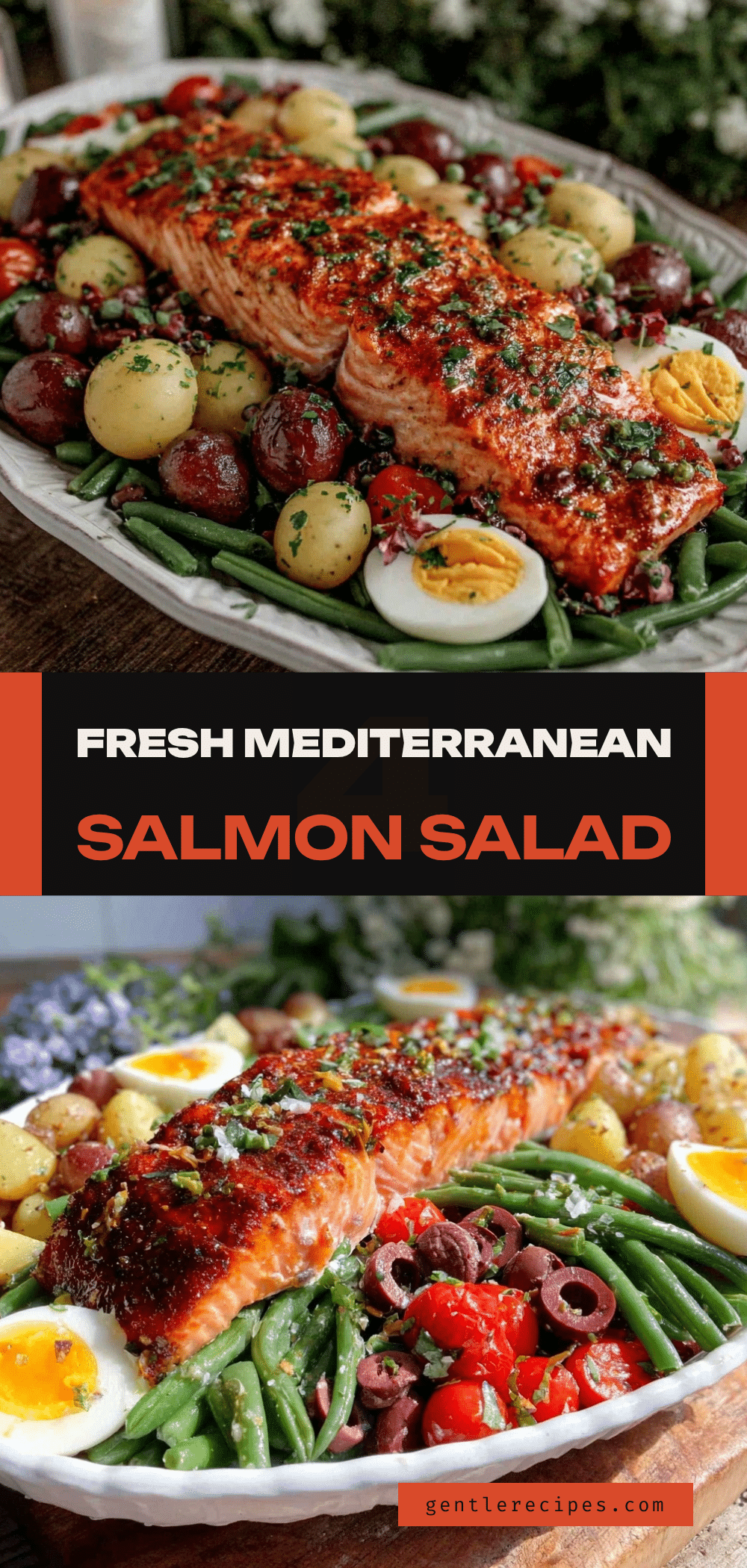 Mediterranean Salmon Niçoise Salad Easy Recipe Ready in 30 Minutes 5 Mediterranean salmon Niçoise salad recipe