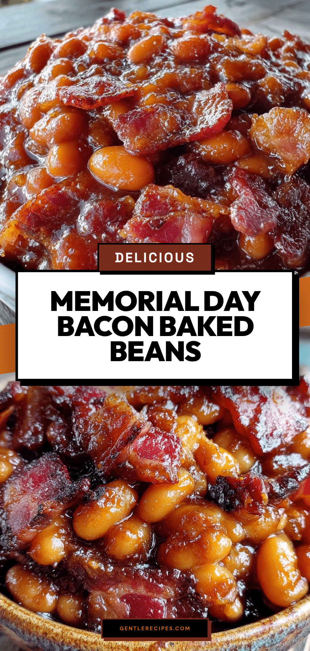 Memorial Day BBQ Baked Beans Recipe Easy Slow Cooker with Crispy Bacon 5 Memorial Day BBQ baked beans recipe recipe