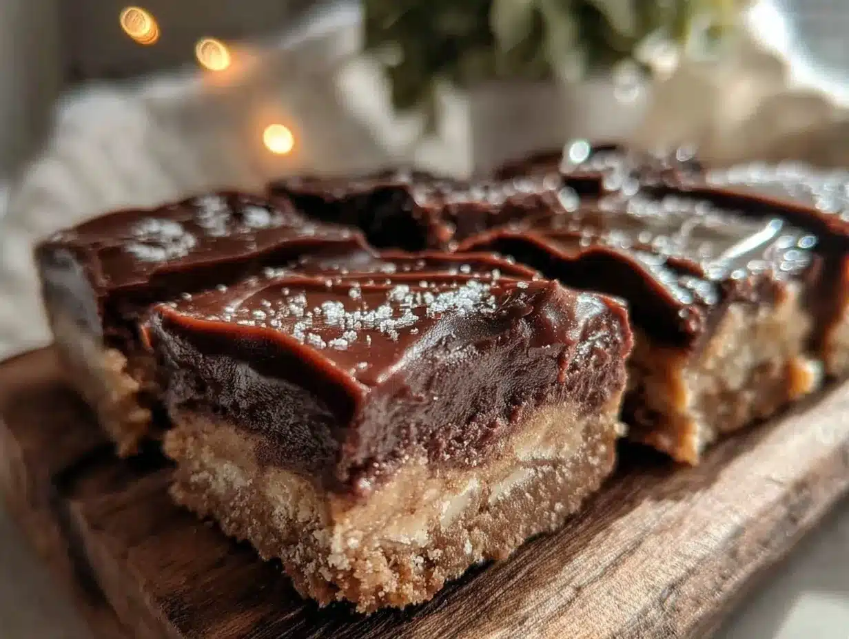 No-Bake Almond Butter Chocolate Fudge Bars Easy Paleo Treat Recipe 4 no-bake almond butter chocolate fudge bars preparation steps