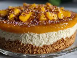 Home 5 no-bake mango cheesecake - featured image