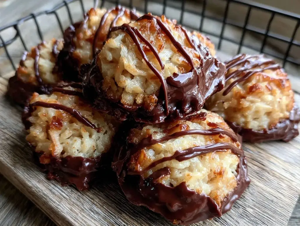 no-bake Samoa cookies - featured image