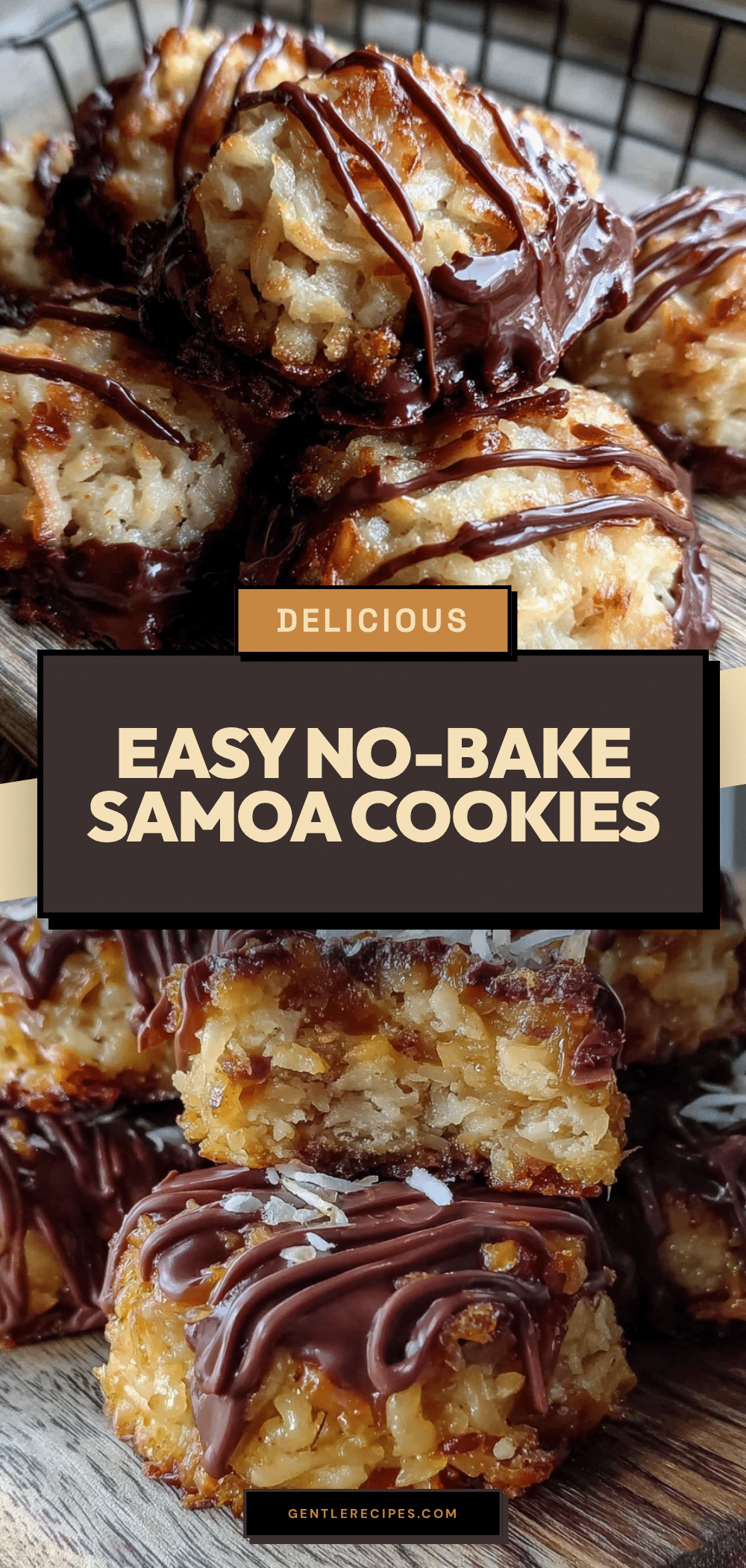 No-Bake Samoa Cookies Easy Recipe Ready in 20 Minutes Perfect for Quick Treats 5 no-bake Samoa cookies recipe