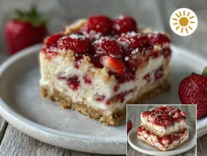 Home 7 no-bake strawberry shortcake ice cream bars - featured image