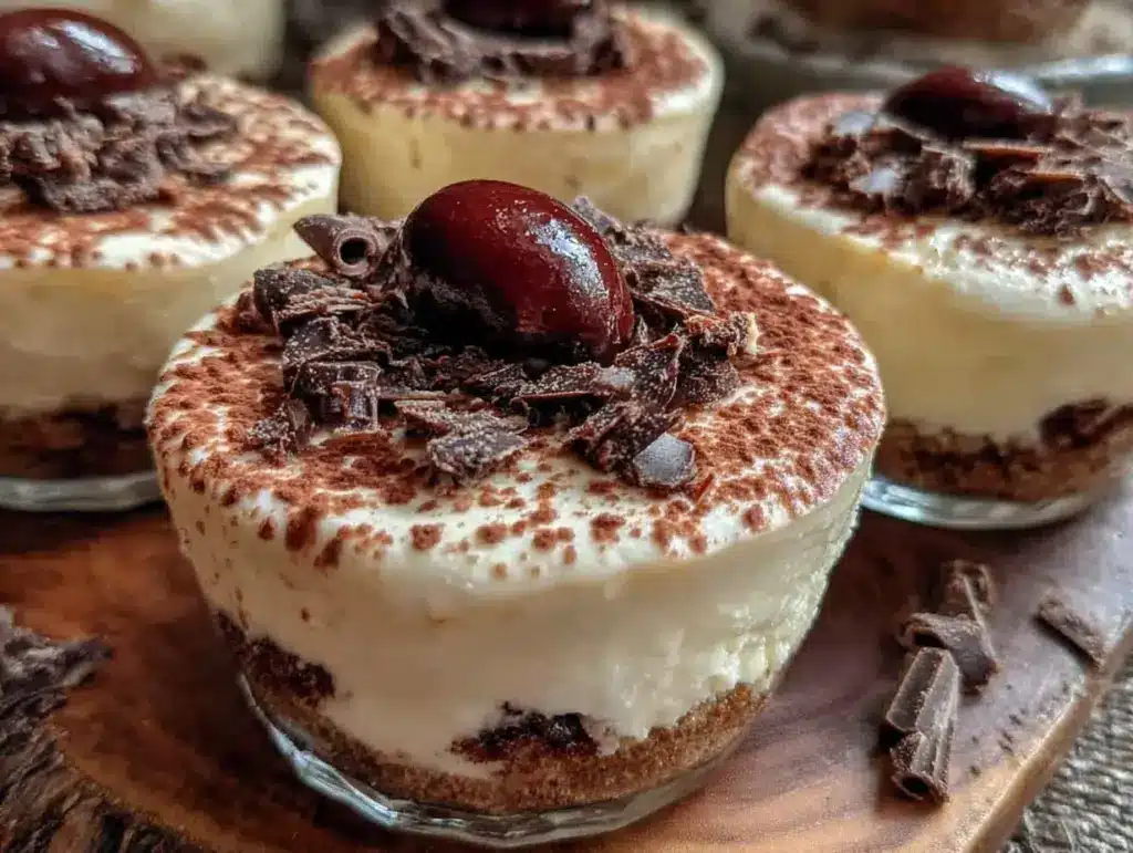 Home 1 no-bake tiramisu cheesecake cups - featured image