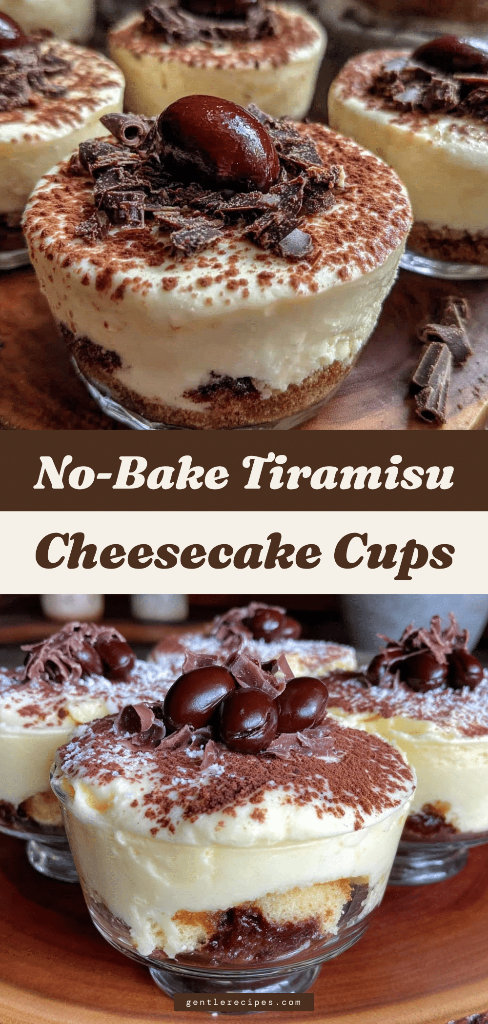 No-Bake Tiramisu Cheesecake Cups Recipe Easy Creamy Dessert Ideas 5 no-bake tiramisu cheesecake cups recipe