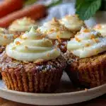 one-bowl carrot cake muffins - featured image